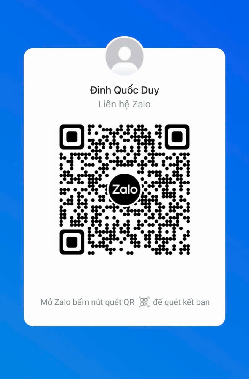Mã QR Zalo Đinh Quốc Duy